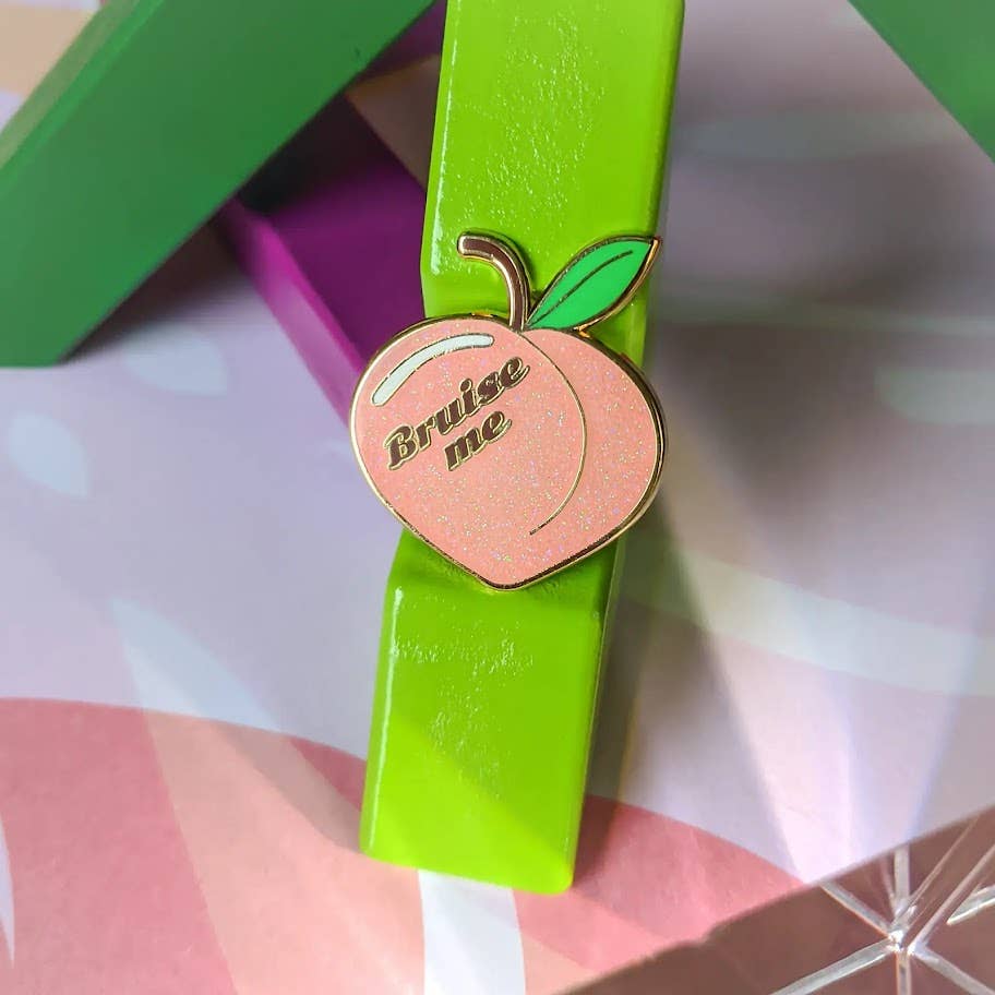 Bruise Me Peach pin