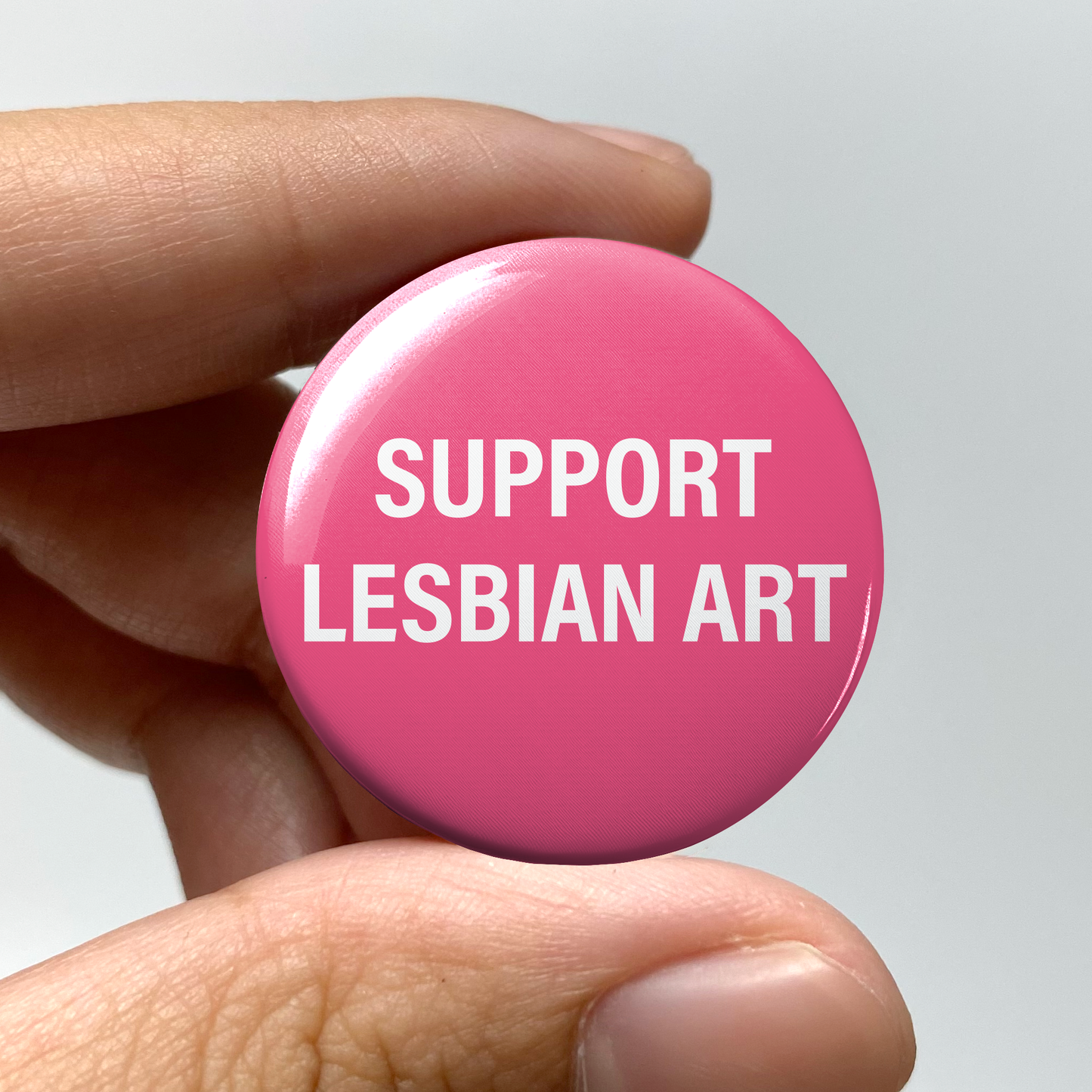 Support Lesbian Art 1.25" Pin-Back Button