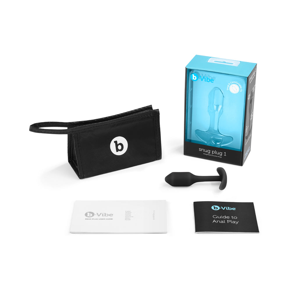 b-Vibe Snug Plug 1 Weighted Silicone Plug