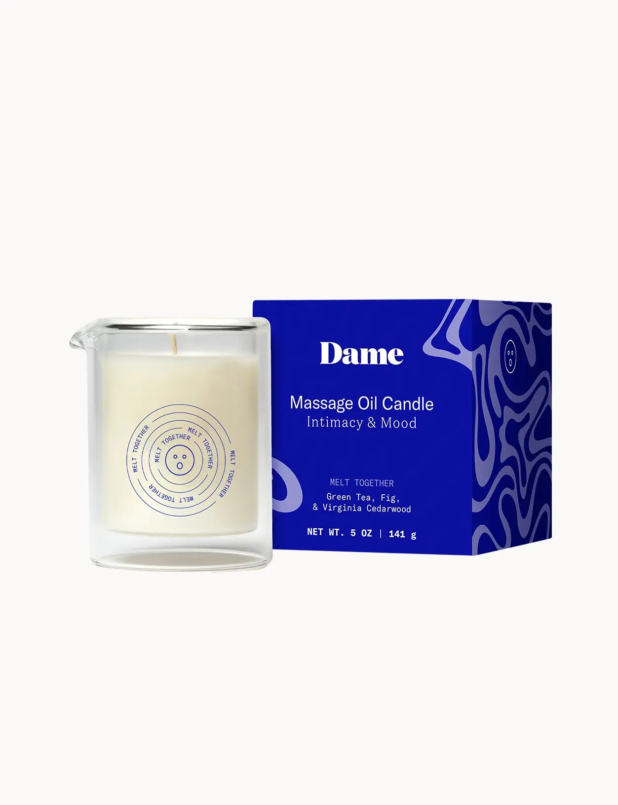 Massage Oil Candle: Melt Together Dame Products