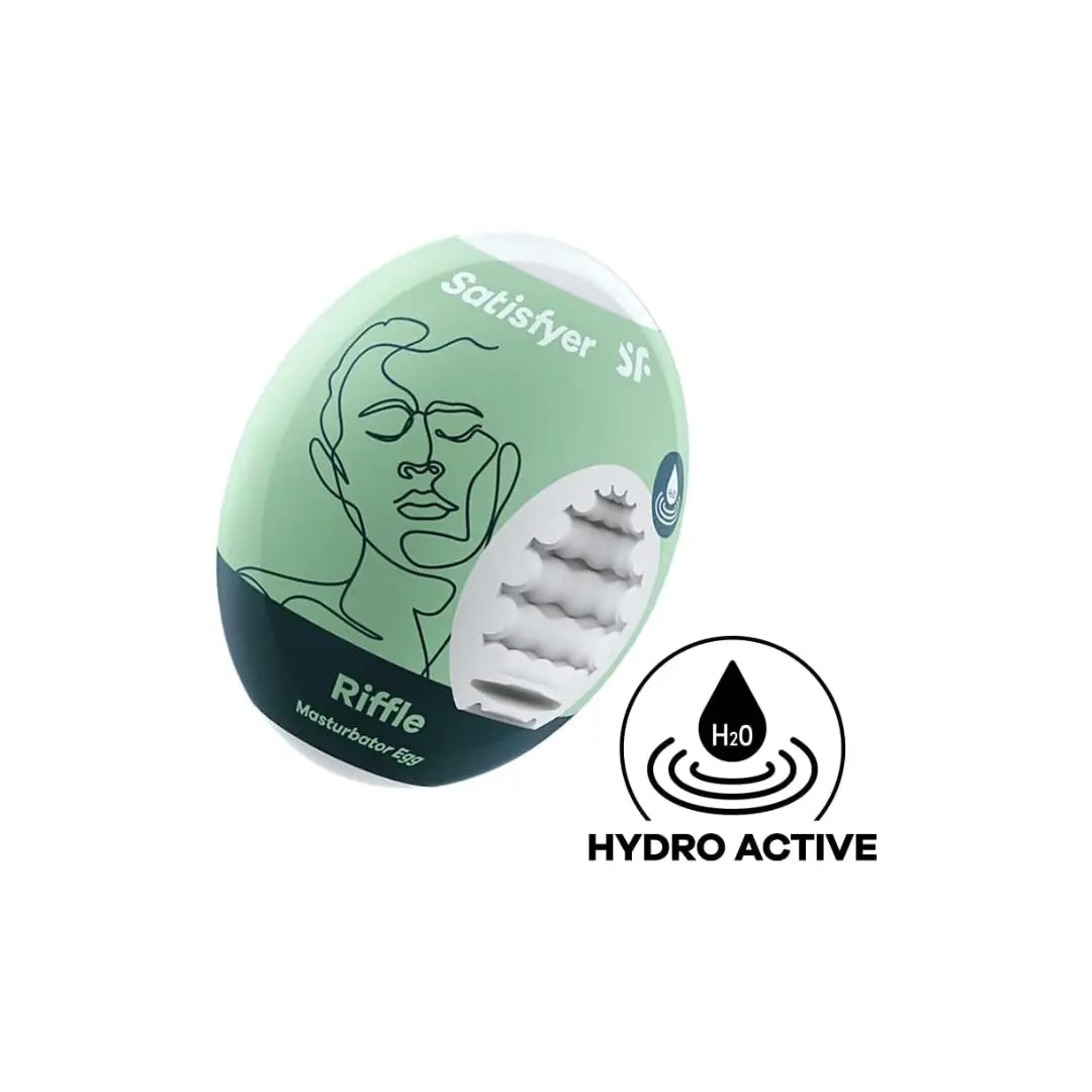 Satisfyer Soft Stroker Egg Riffle - Field Day Boutique