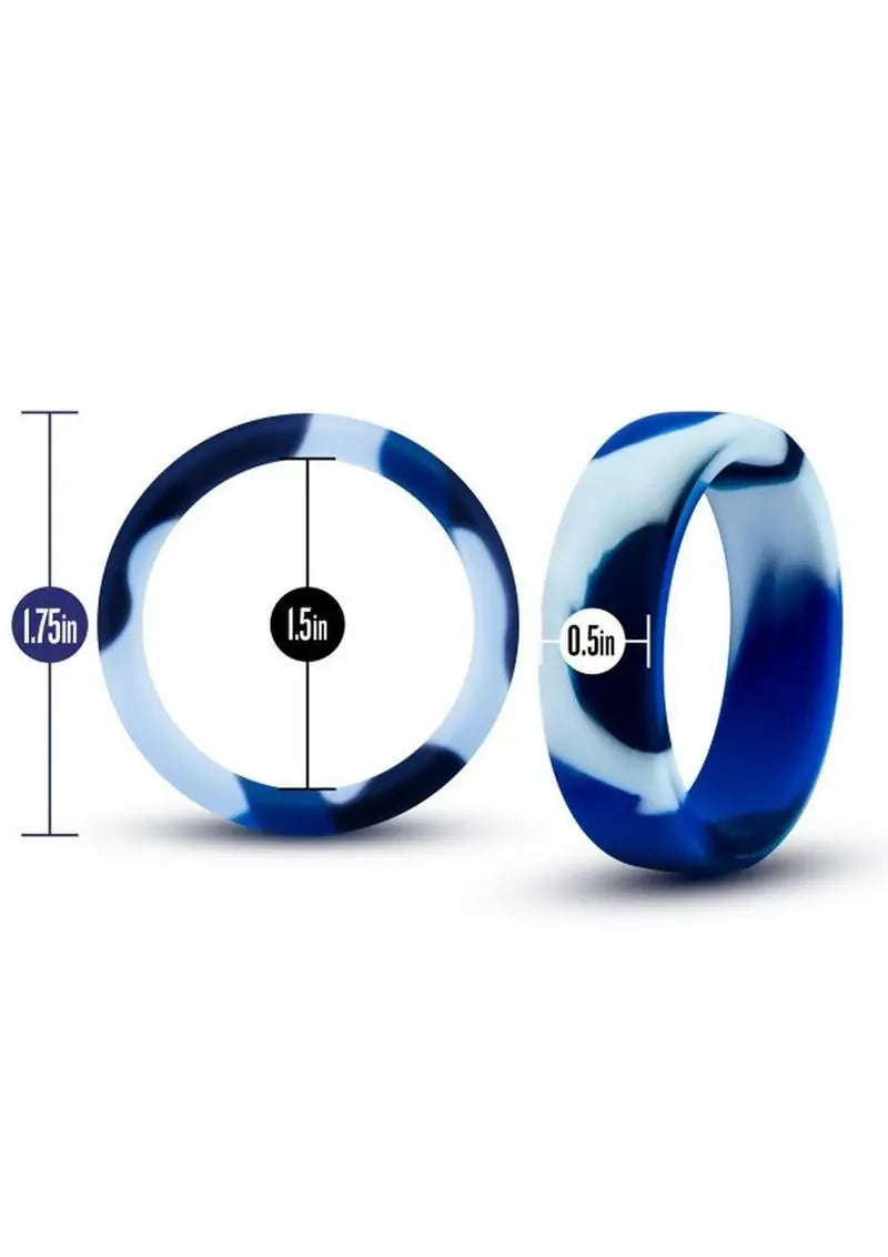 Blue Camo Silicone C-Ring Field Day Boutique
