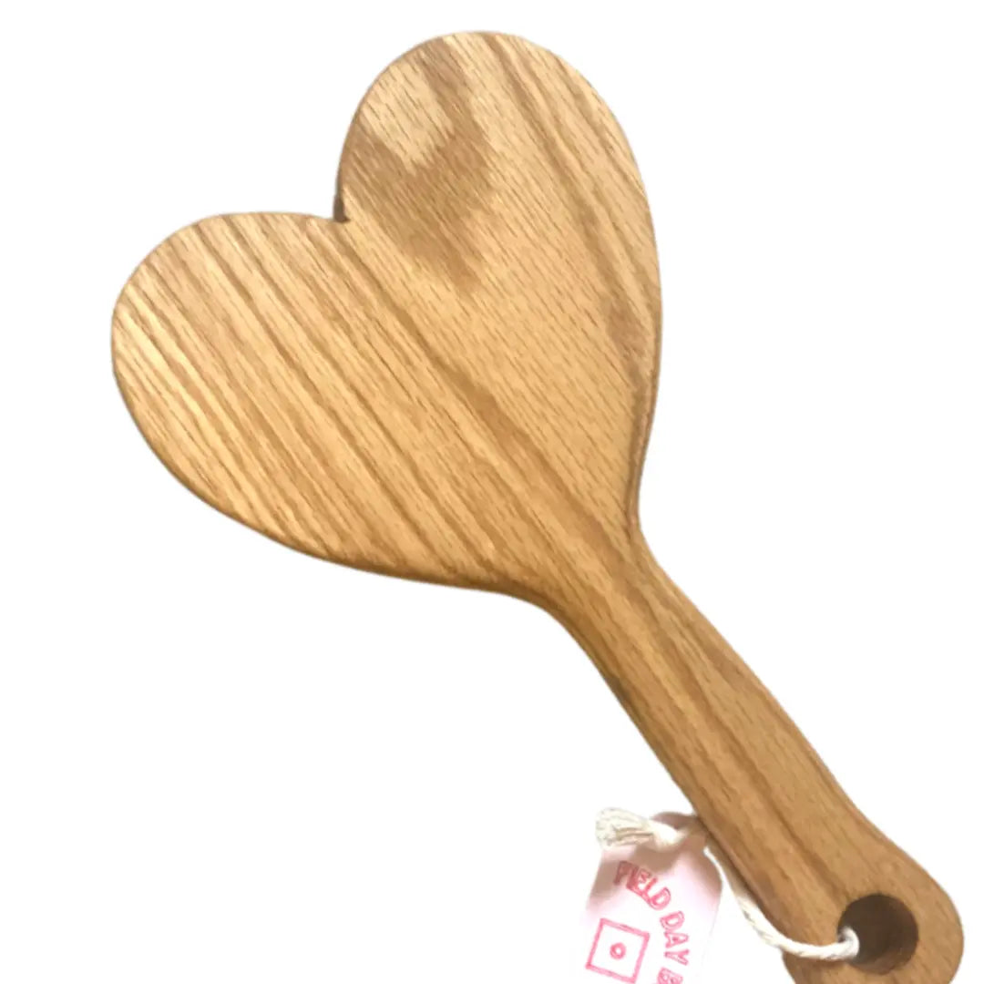 Field Day hardwood ash heart shaped paddle