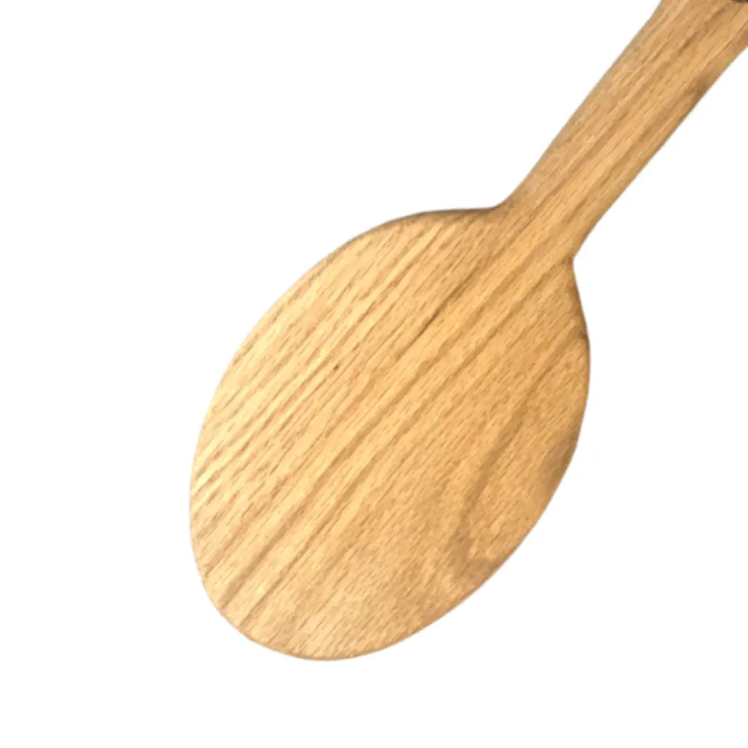 Oval ash hardwood paddle