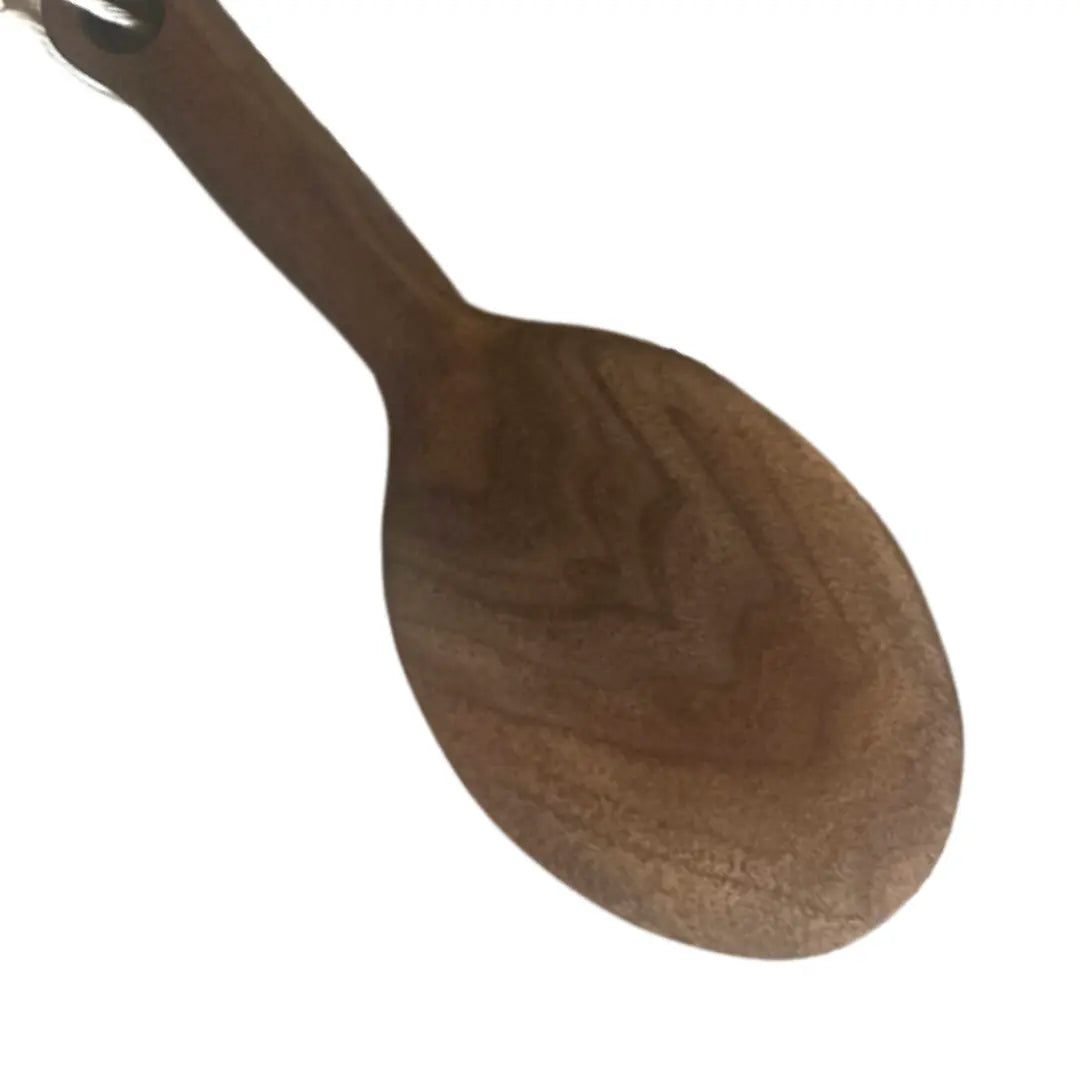 Oval walnut hardwood paddle