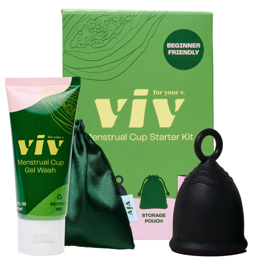 Viv Menstrual Cup Starter Kit - Beginner Period Cup Bundle