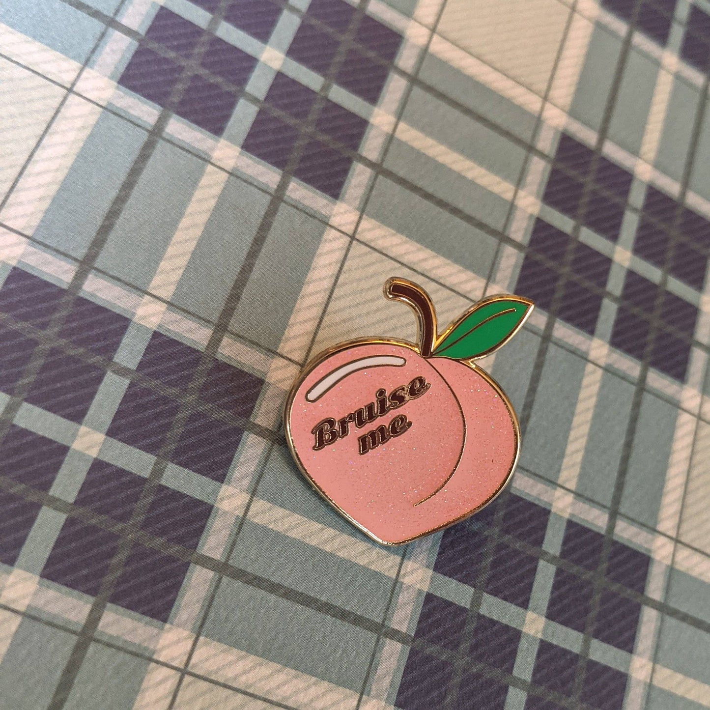 Bruise Me Peach pin