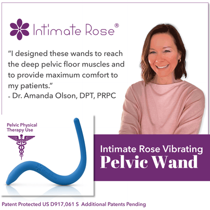 Vibrating Pelvic Wand Blue