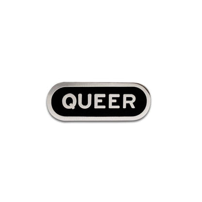 QUEER Silver Enamel Pin