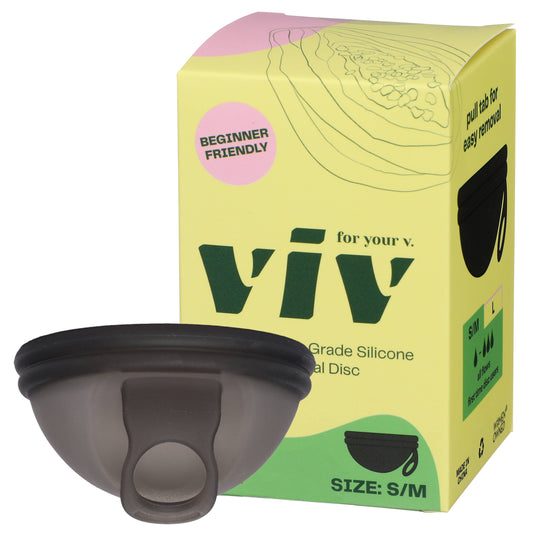 Viv Menstrual Disc - Reusable Silicone Period Disc: Small/Med