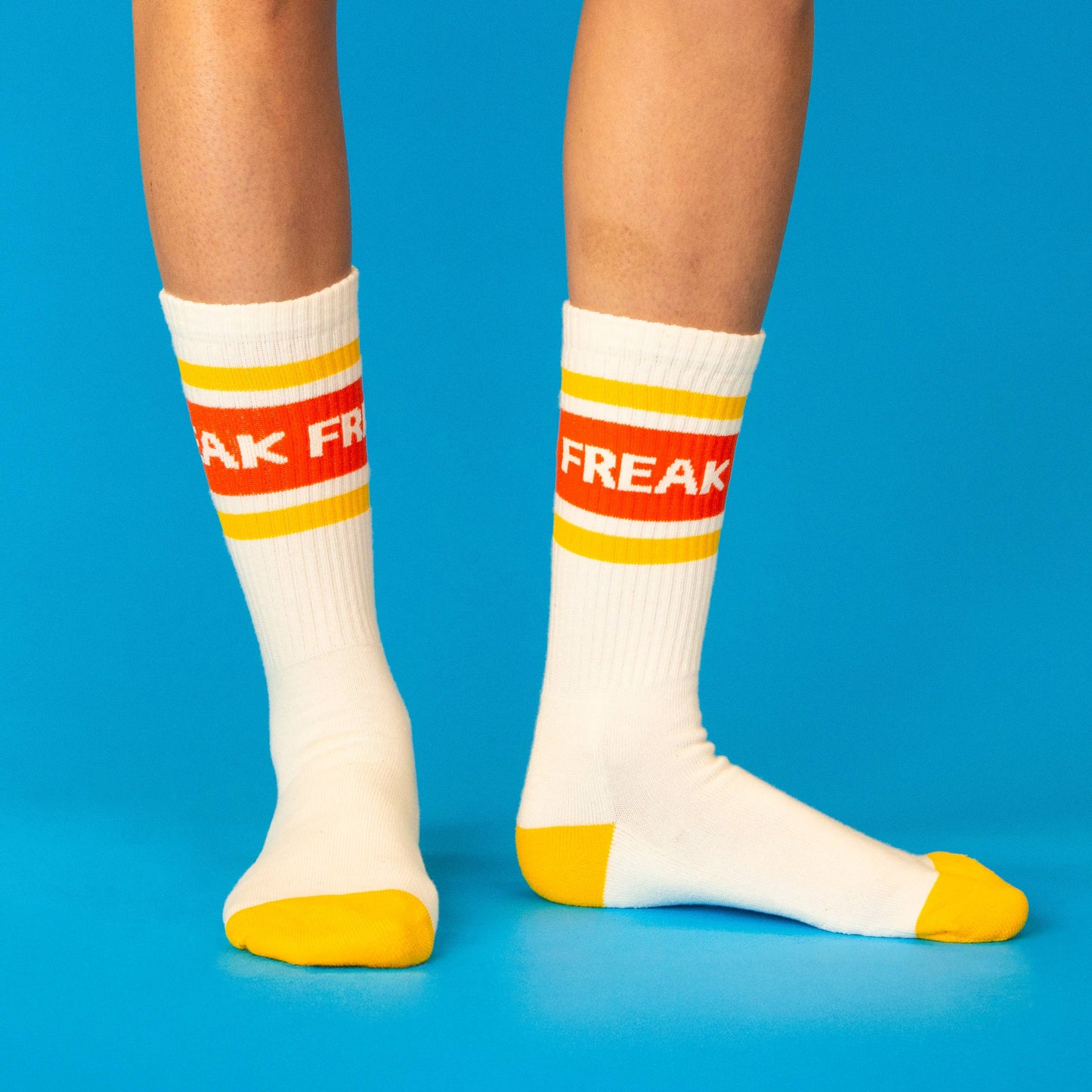 Freak Gym Crew Socks - Bold Statement Socks for Everyday