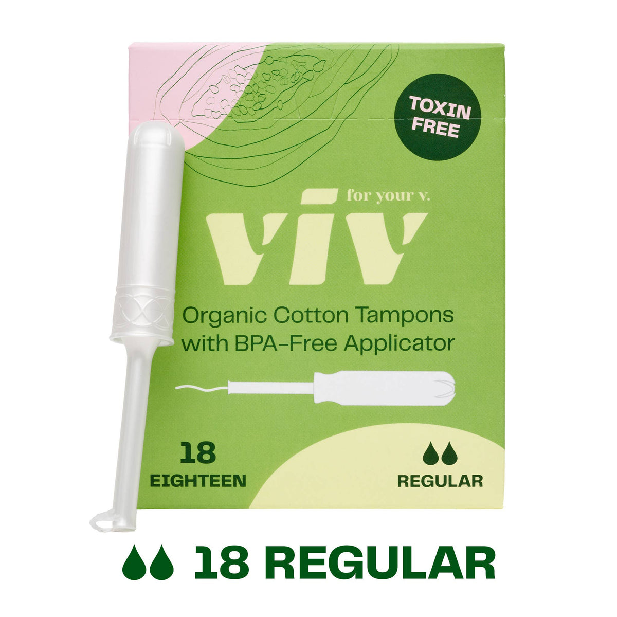 Viv Organic Cotton Tampons