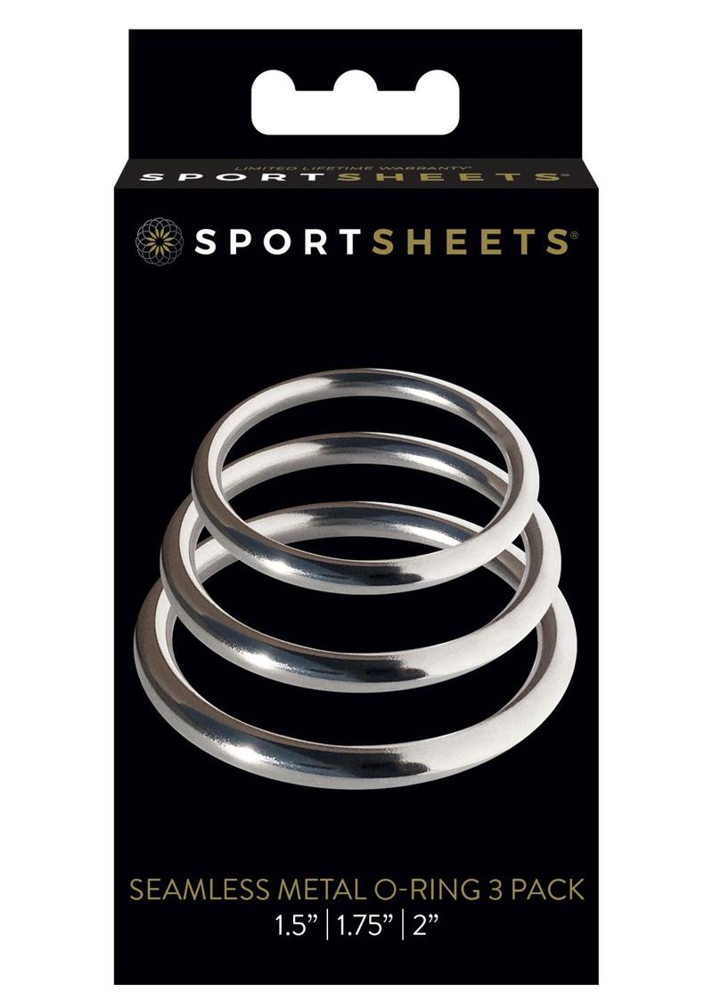 Sportsheets Metal O-Ring 3 Pack