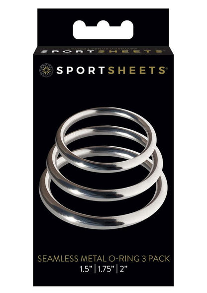 Sportsheets Metal O-Ring 3 Pack