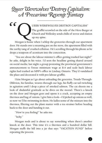 Queer Werewolves Destroy Capitalism: Smutty Stories