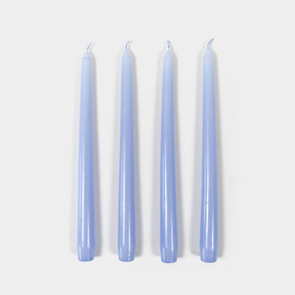 Taper Candles (4 Pack) - 10" Tall, 8 Hr Burn, Lavender