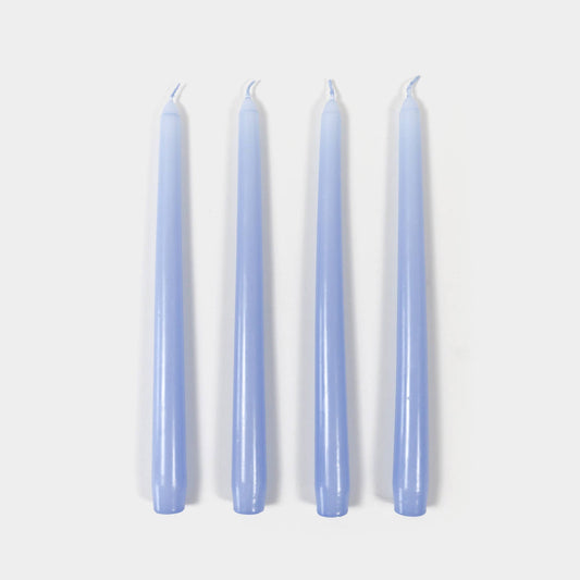 Taper Candles (4 Pack) - 10" Tall, 8 Hr Burn, Lavender