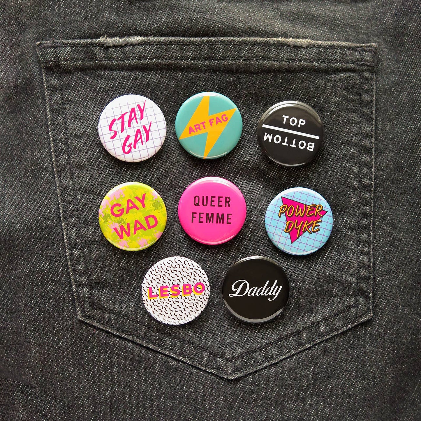 ART FAG Pinback Button