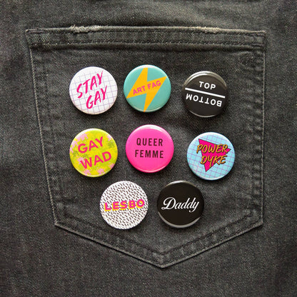 ART FAG Pinback Button