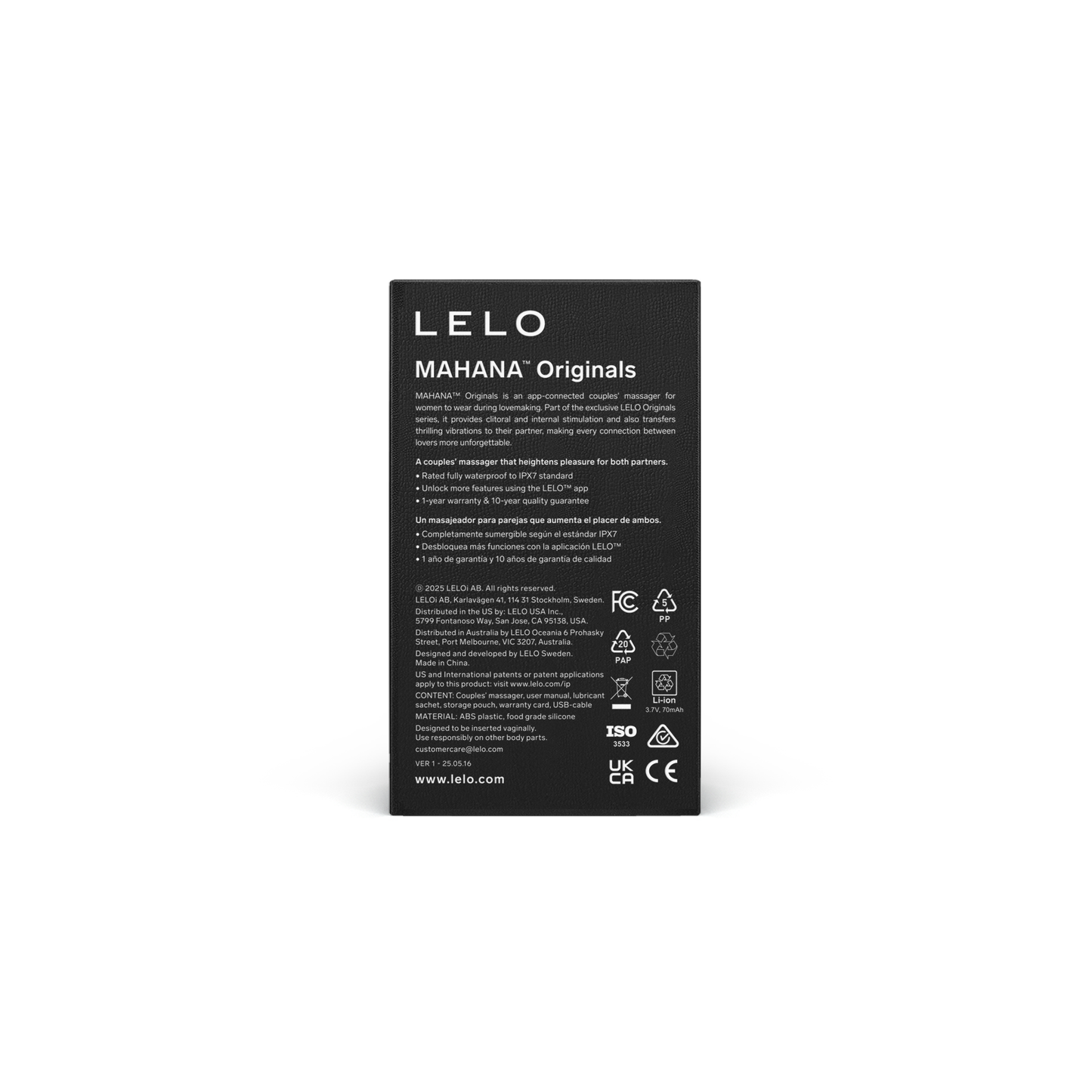 LELO MAHANA Originals: Purple