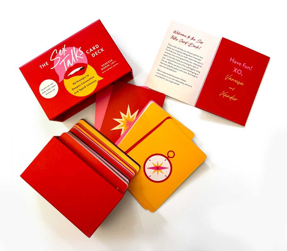 Sex Talks Card Deck and Guidebook by Vanessa Marin: Flashcards; 194 pages / English