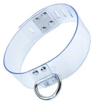 Clear CTRL Vinyl Locking Collar Large