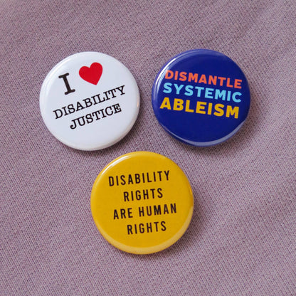 DISABILITY RIGHTS Pinback Button