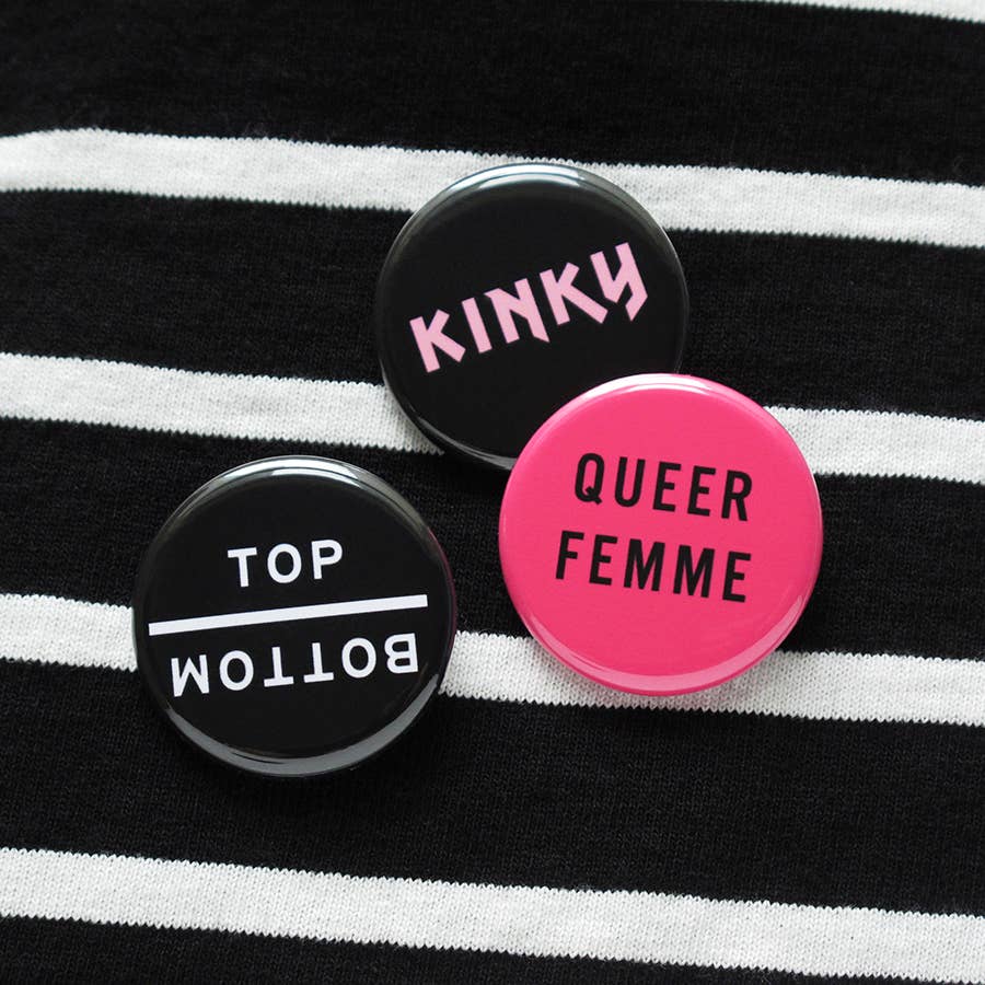 KINKY Pinback Button