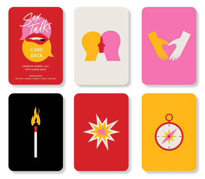 Sex Talks Card Deck and Guidebook by Vanessa Marin: Flashcards; 194 pages / English