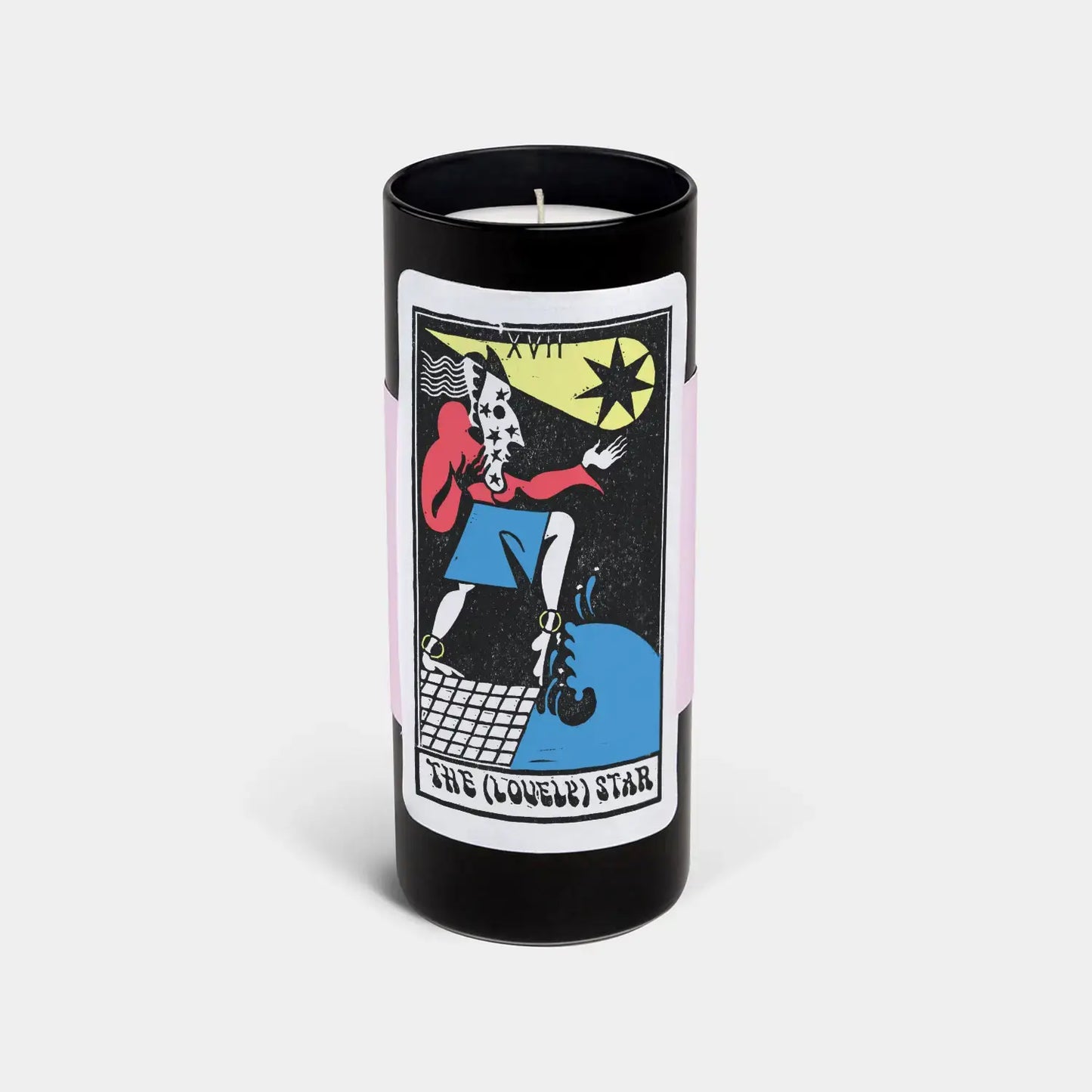 NEW: Tarot The (Lovely) Star Candle - 6" Tall & 60 Hr Burn