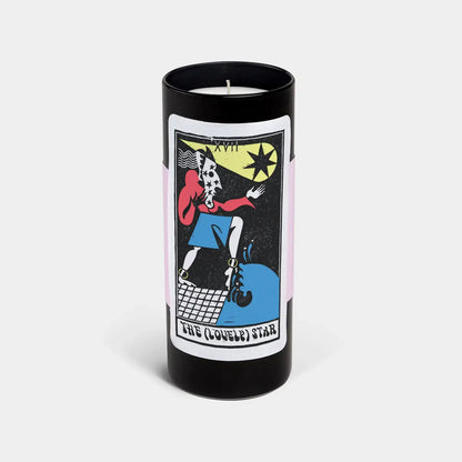 NEW: Tarot The (Lovely) Star Candle - 6" Tall & 60 Hr Burn