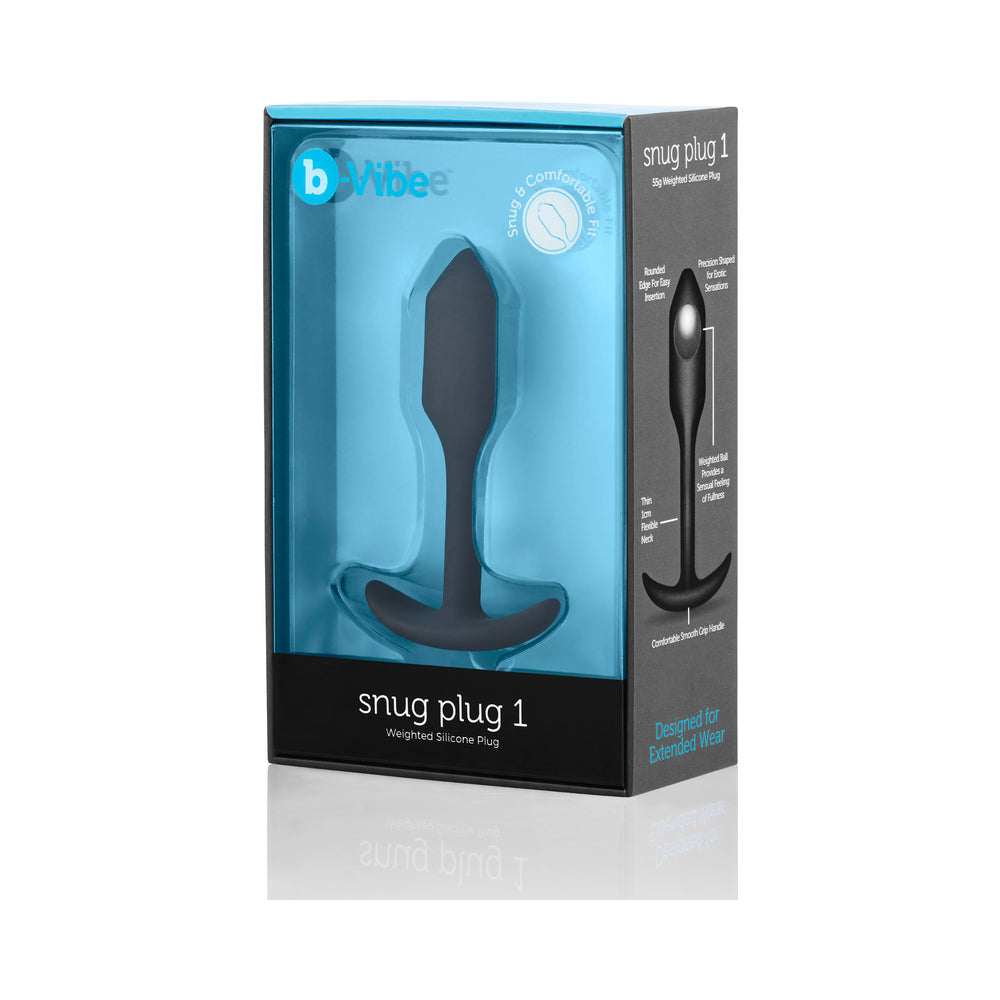 b-Vibe Snug Plug 1 Weighted Silicone Plug