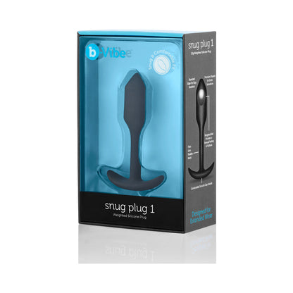 b-Vibe Snug Plug 1 Weighted Silicone Plug
