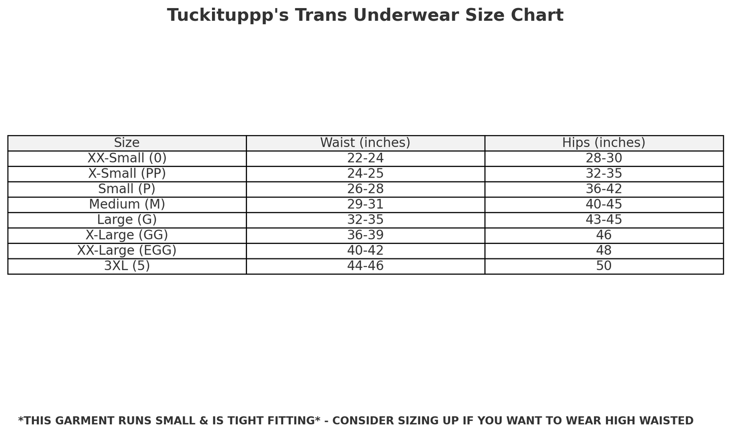 Tuckituppp Joy Gaff Tucking Thong
