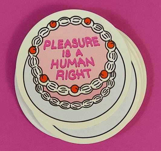 Pleasure Is a Human Right Sticker