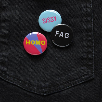 HOMO Pinback Button