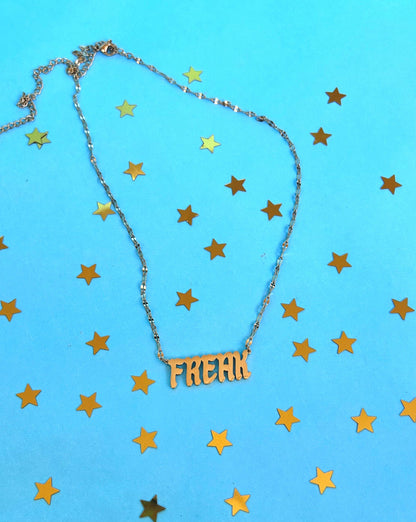 Freak Nameplate Necklace