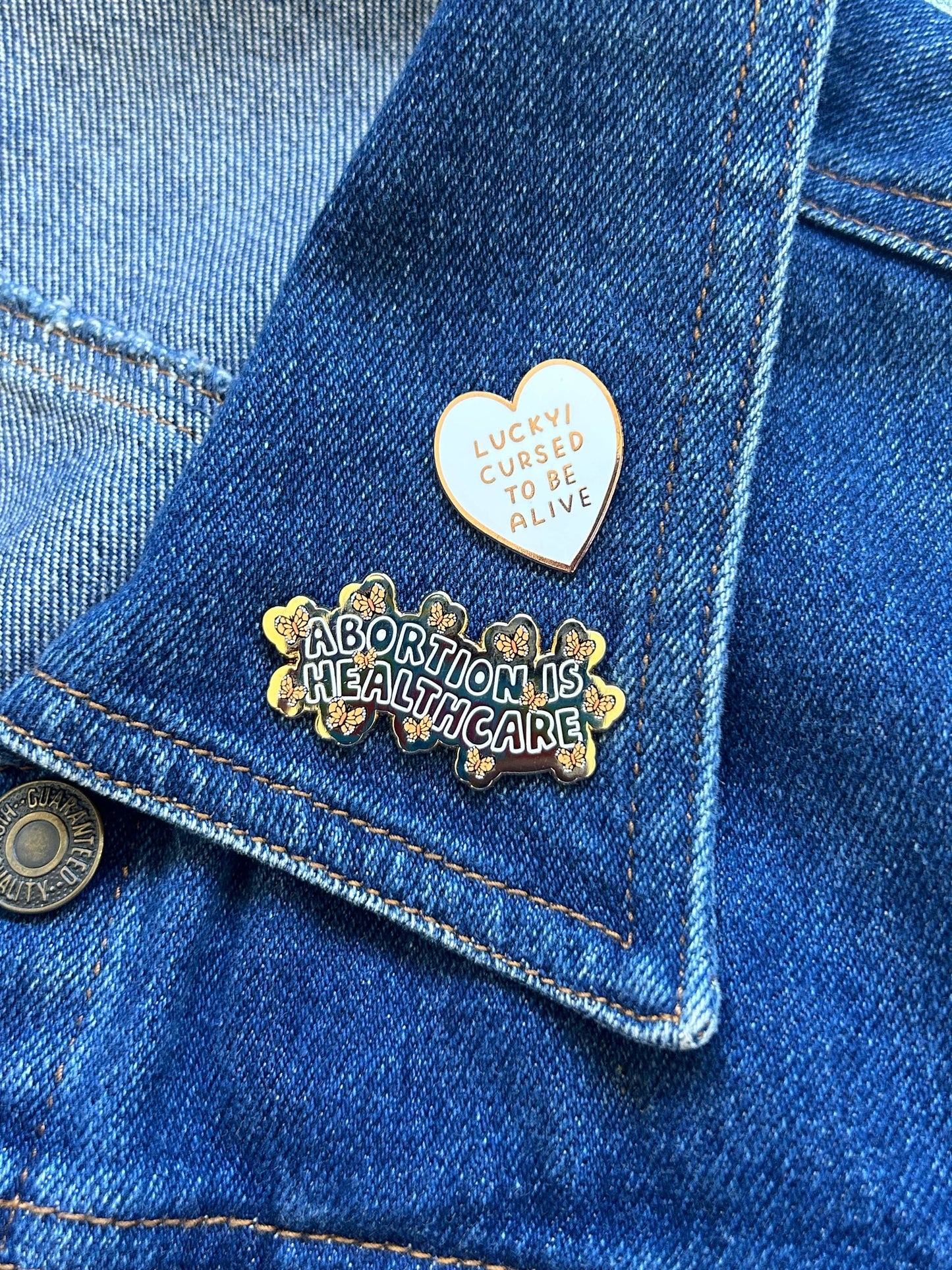 Abortion Is Healthcare Enamel Pin