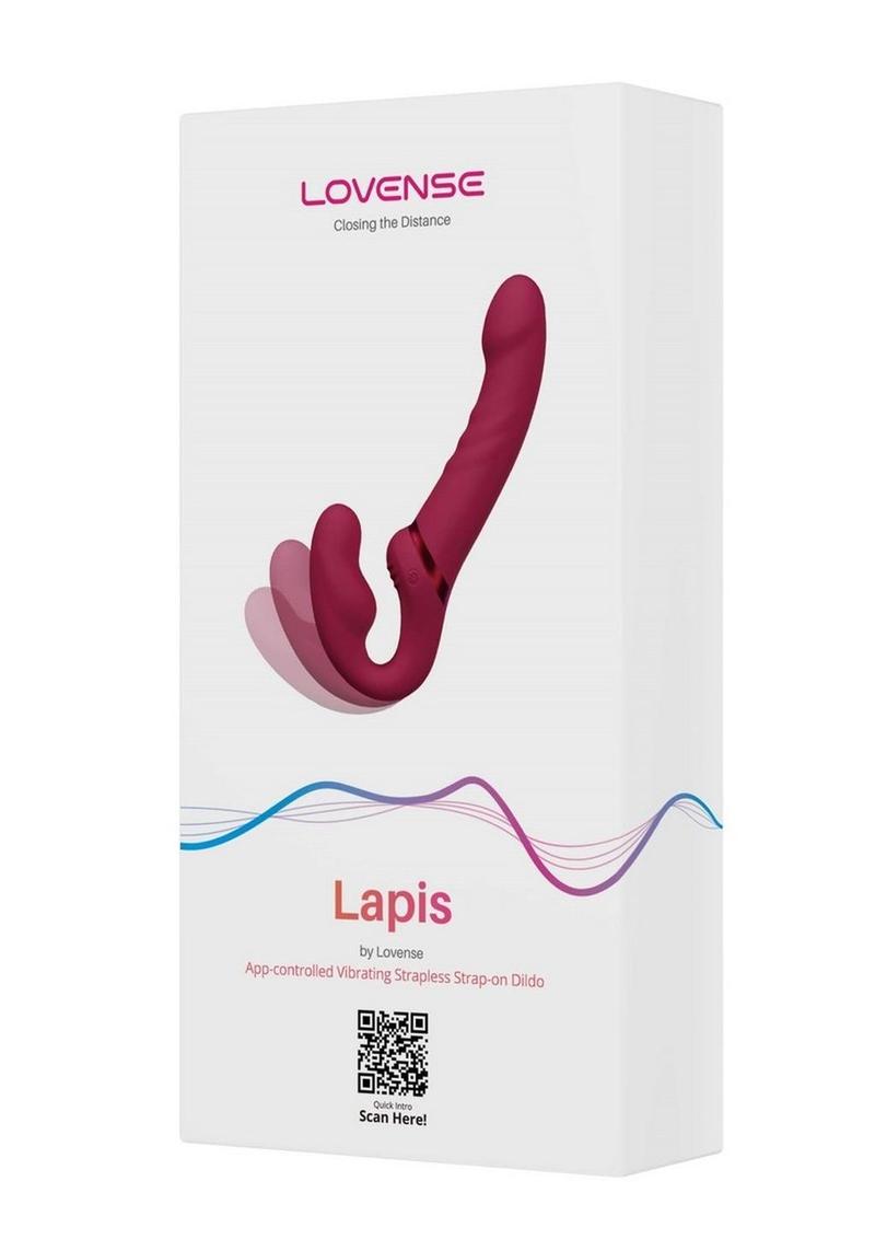 Lovense Lapis Vibrating Strapless Strap-on