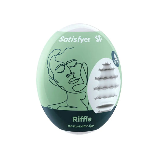 Satisfyer Soft Stroker Egg Riffle - Field Day Boutique