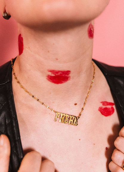Freak Nameplate Necklace