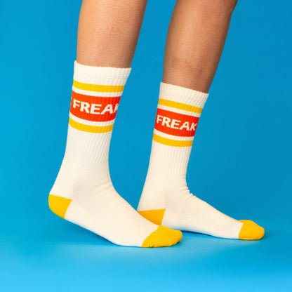 Freak Gym Crew Socks - Bold Statement Socks for Everyday
