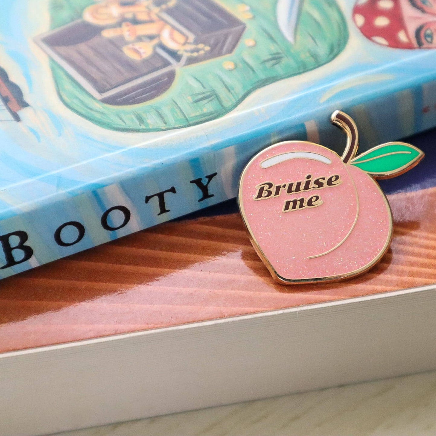 Bruise Me Peach pin
