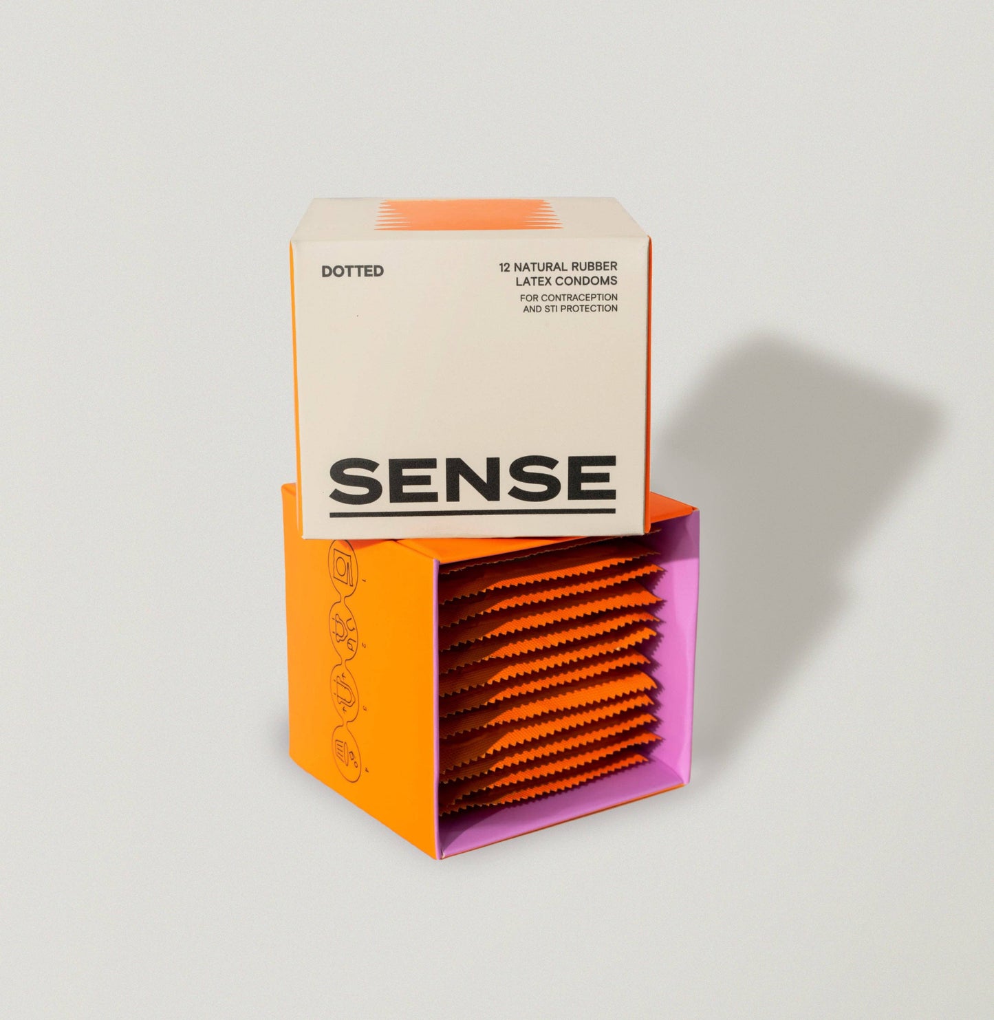 Sense Dotted Latex Condoms: 12