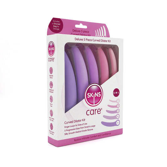 Skins Care Curved Silicone Vaginal Dilators (5pc Set)