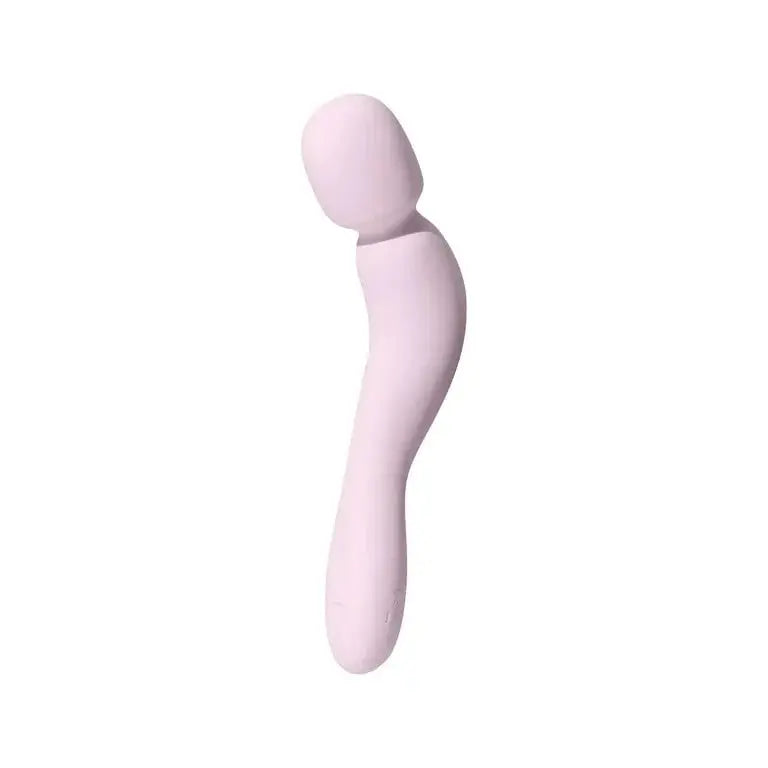 Dame Com vibrating wand in quartz, a pale rose color