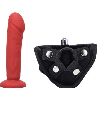 Tantus Vamp Strap-On Harness Kit True Blood Red