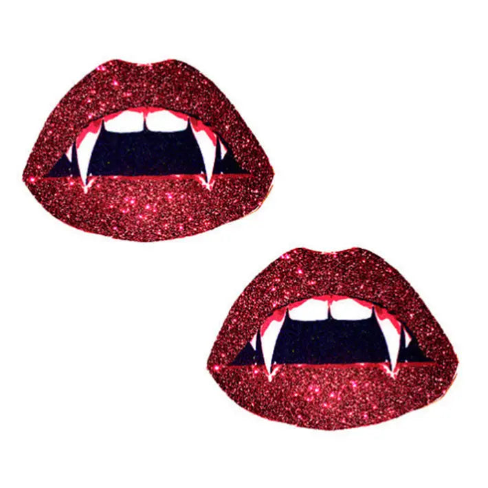 Neva Nude Glitter Vampire Pasties - Field Day Boutique