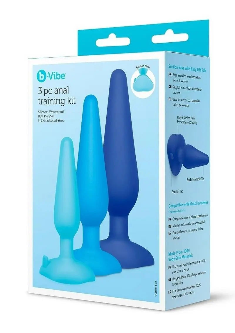 b-vibe Silicone Anal Training Kit - Field Day Boutique