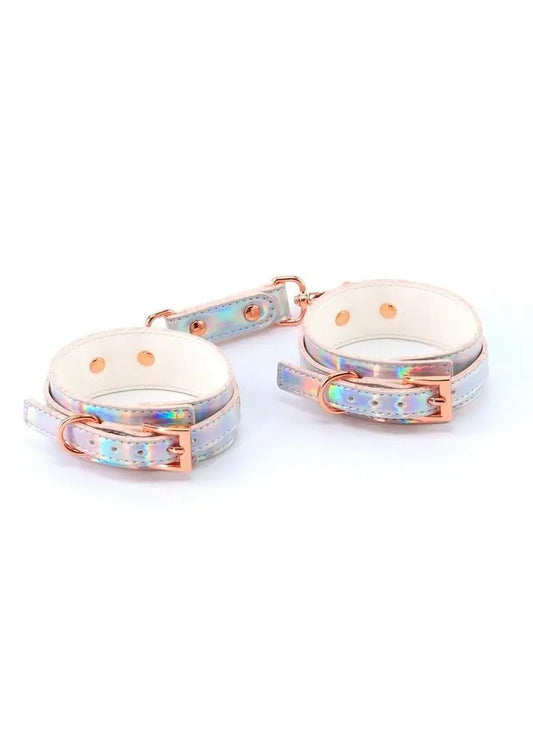 Cosmo Holographic Vinyl Wrist Cuffs Field Day Boutique